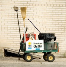 cleanup garden tools