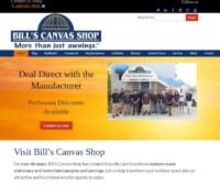 Bills Canvas Shop: Client since 2016 BillsCanvasShop.com